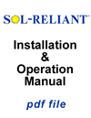 SOL-RELIANT Operation & Installation Manual (pdf)
